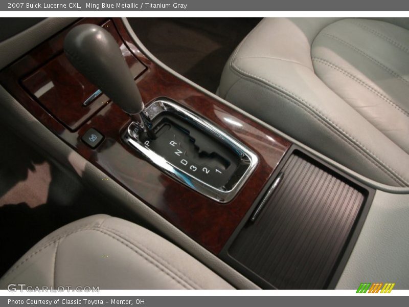 Ming Blue Metallic / Titanium Gray 2007 Buick Lucerne CXL
