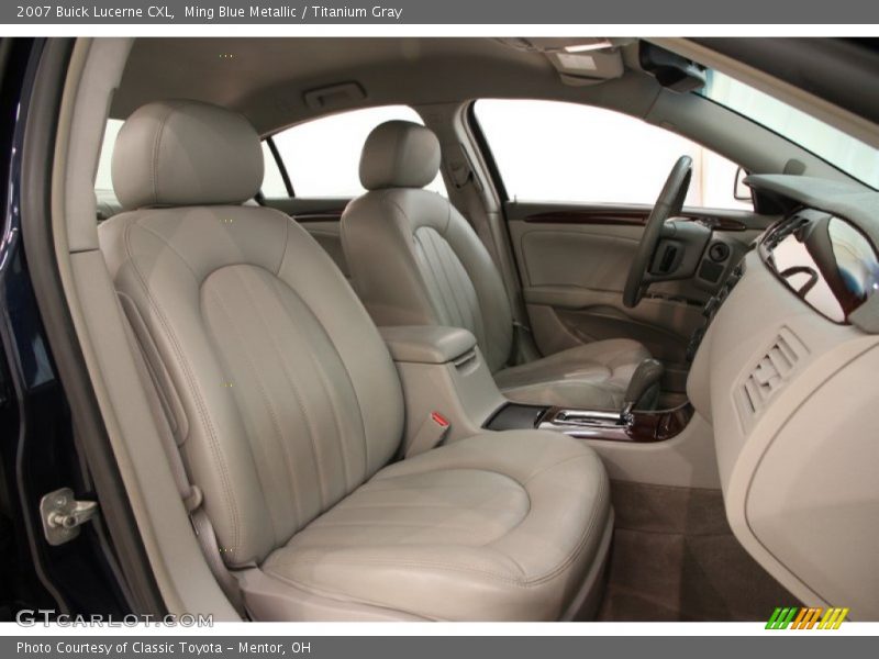 Ming Blue Metallic / Titanium Gray 2007 Buick Lucerne CXL