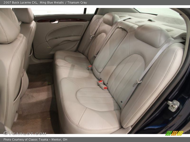 Ming Blue Metallic / Titanium Gray 2007 Buick Lucerne CXL