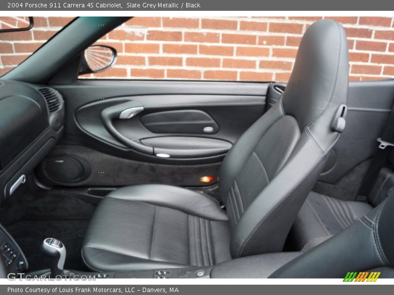 Slate Grey Metallic / Black 2004 Porsche 911 Carrera 4S Cabriolet
