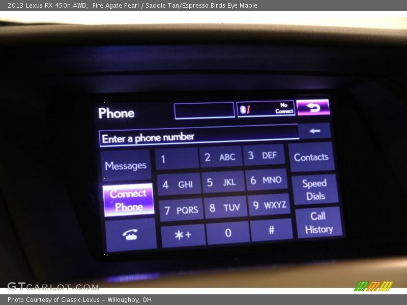 Fire Agate Pearl / Saddle Tan/Espresso Birds Eye Maple 2013 Lexus RX 450h AWD