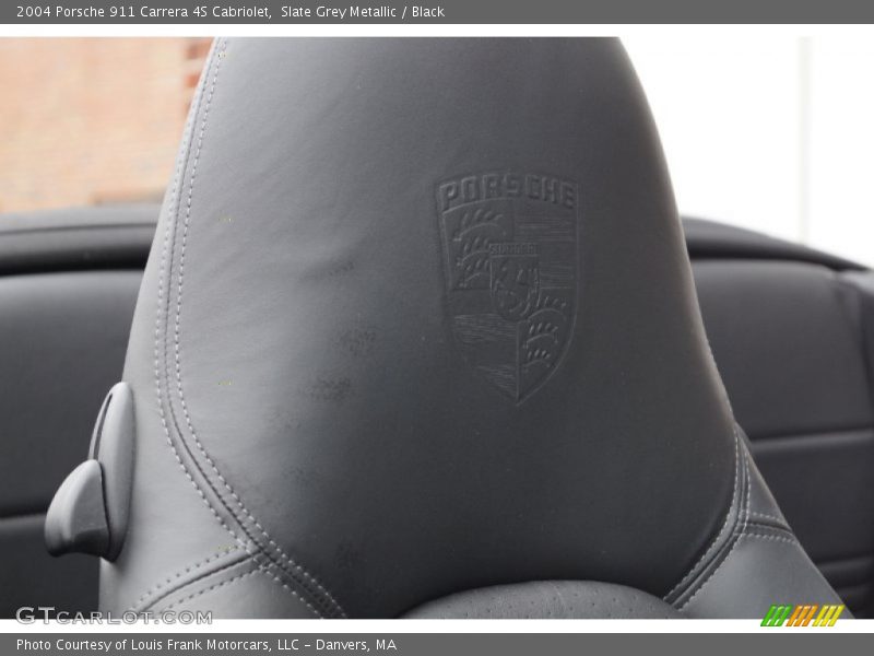 Slate Grey Metallic / Black 2004 Porsche 911 Carrera 4S Cabriolet