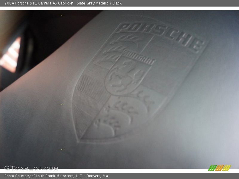 Slate Grey Metallic / Black 2004 Porsche 911 Carrera 4S Cabriolet