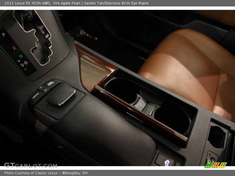 Fire Agate Pearl / Saddle Tan/Espresso Birds Eye Maple 2013 Lexus RX 450h AWD