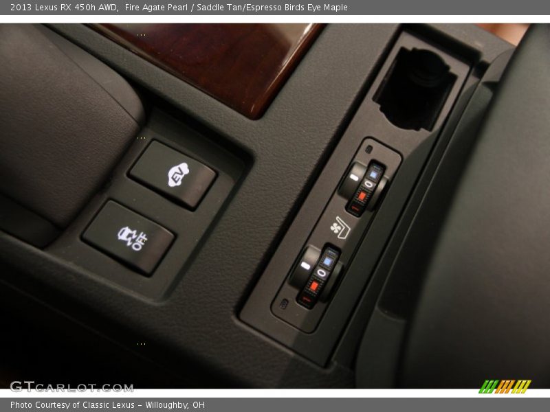 Fire Agate Pearl / Saddle Tan/Espresso Birds Eye Maple 2013 Lexus RX 450h AWD