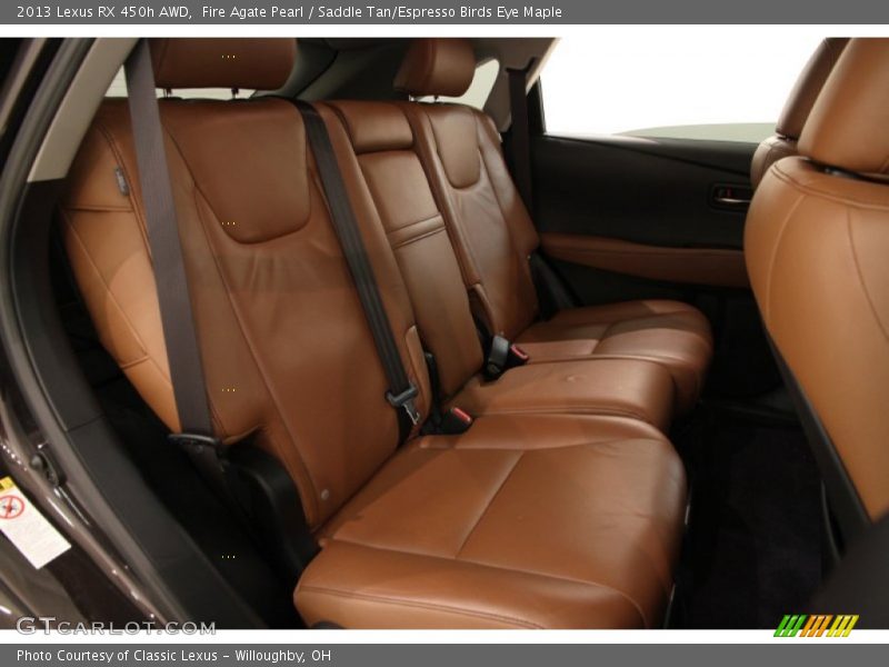Rear Seat of 2013 RX 450h AWD