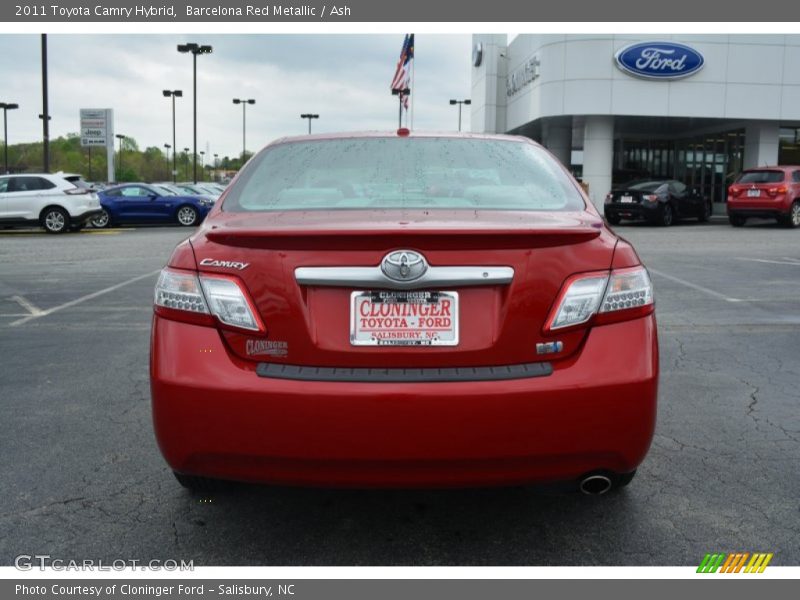 Barcelona Red Metallic / Ash 2011 Toyota Camry Hybrid