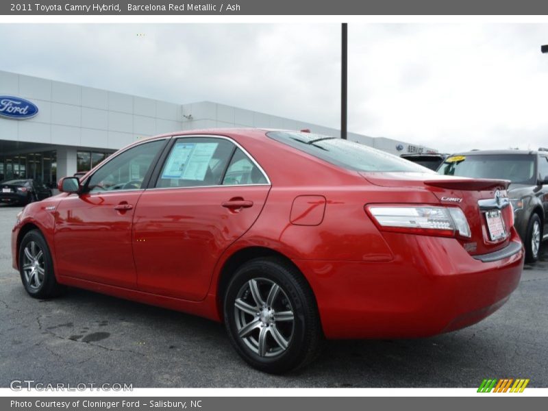 Barcelona Red Metallic / Ash 2011 Toyota Camry Hybrid