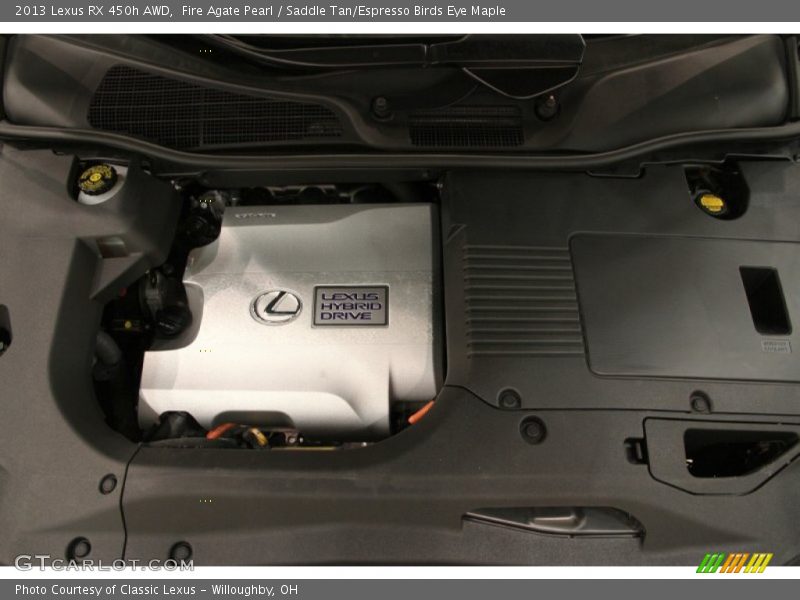  2013 RX 450h AWD Engine - 3.5 Liter h DOHC 24-Valve VVT-i V6 Gasoline/Electric Hybrid