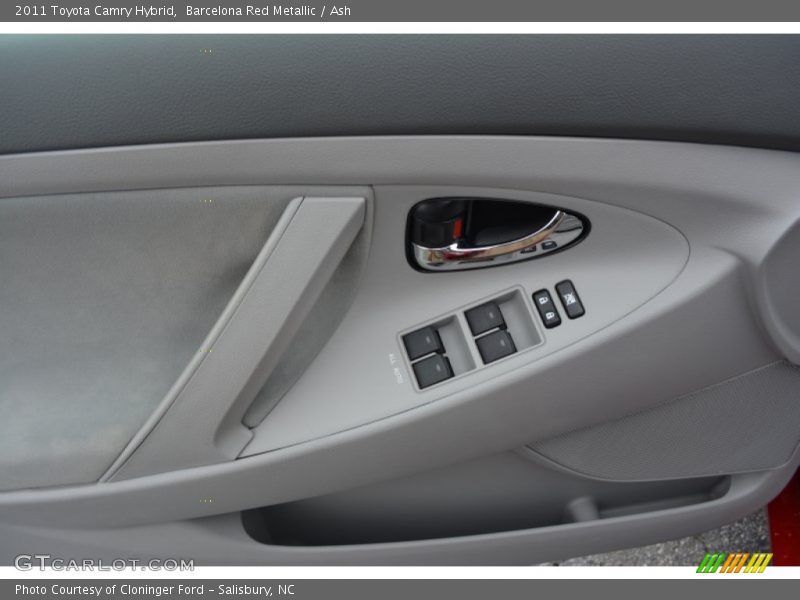 Barcelona Red Metallic / Ash 2011 Toyota Camry Hybrid