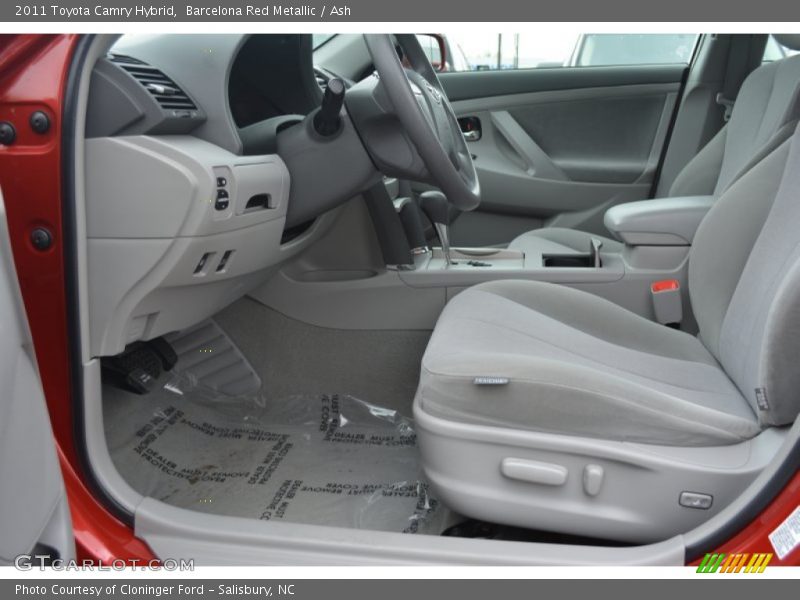 Barcelona Red Metallic / Ash 2011 Toyota Camry Hybrid