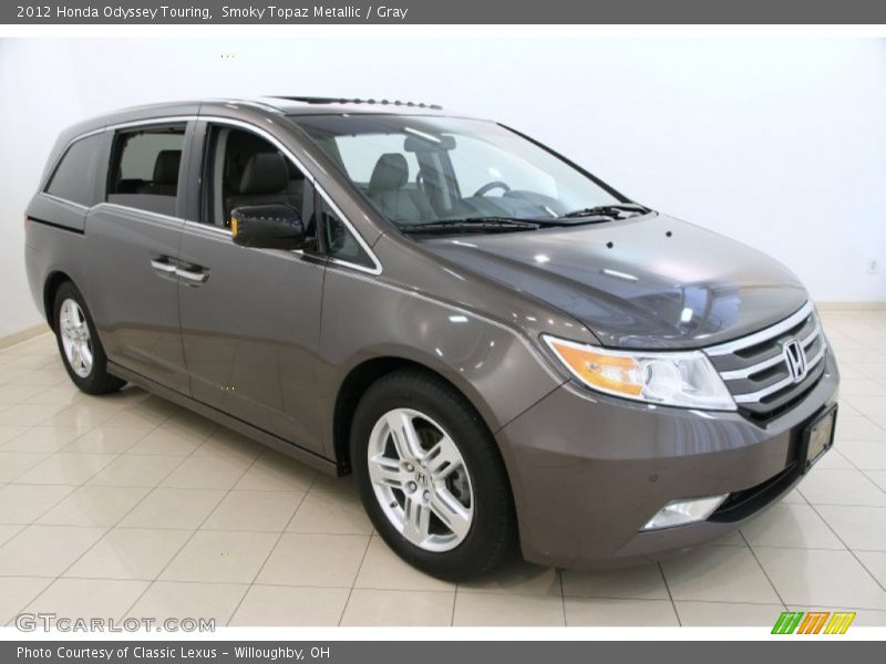 Smoky Topaz Metallic / Gray 2012 Honda Odyssey Touring