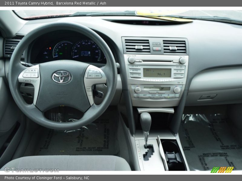 Barcelona Red Metallic / Ash 2011 Toyota Camry Hybrid