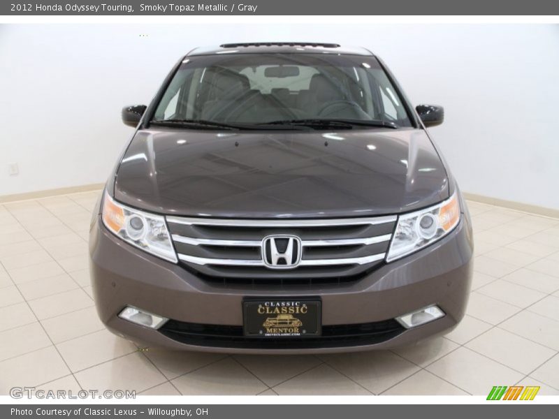 Smoky Topaz Metallic / Gray 2012 Honda Odyssey Touring