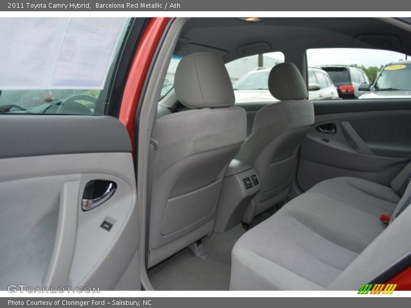 Barcelona Red Metallic / Ash 2011 Toyota Camry Hybrid