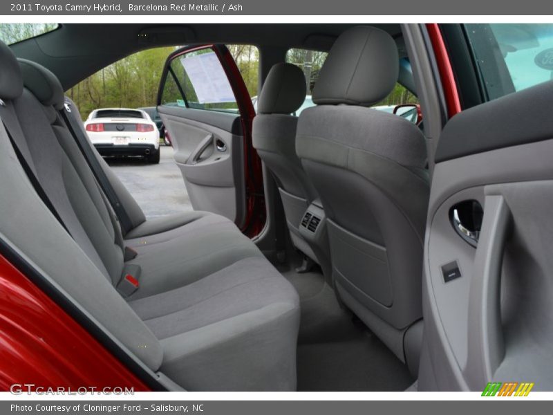 Barcelona Red Metallic / Ash 2011 Toyota Camry Hybrid