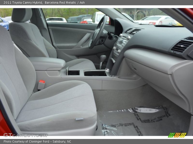 Barcelona Red Metallic / Ash 2011 Toyota Camry Hybrid
