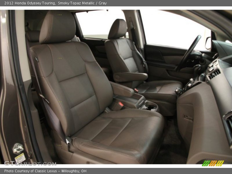 Smoky Topaz Metallic / Gray 2012 Honda Odyssey Touring