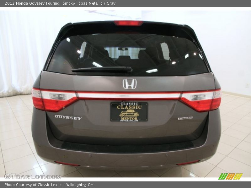 Smoky Topaz Metallic / Gray 2012 Honda Odyssey Touring
