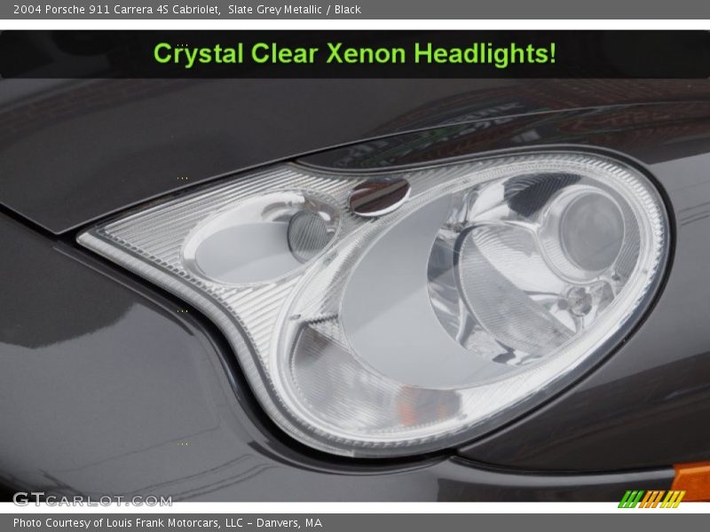Slate Grey Metallic / Black 2004 Porsche 911 Carrera 4S Cabriolet