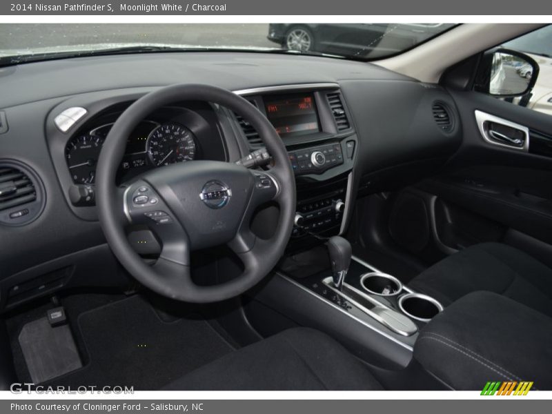 Moonlight White / Charcoal 2014 Nissan Pathfinder S