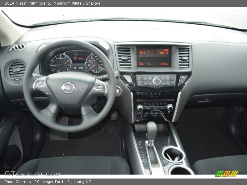 Moonlight White / Charcoal 2014 Nissan Pathfinder S