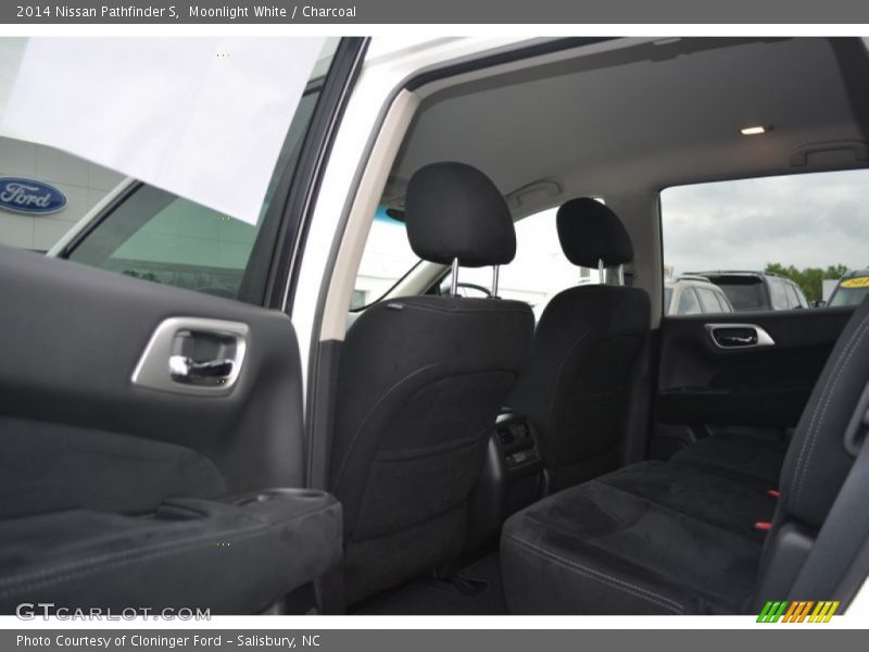Moonlight White / Charcoal 2014 Nissan Pathfinder S