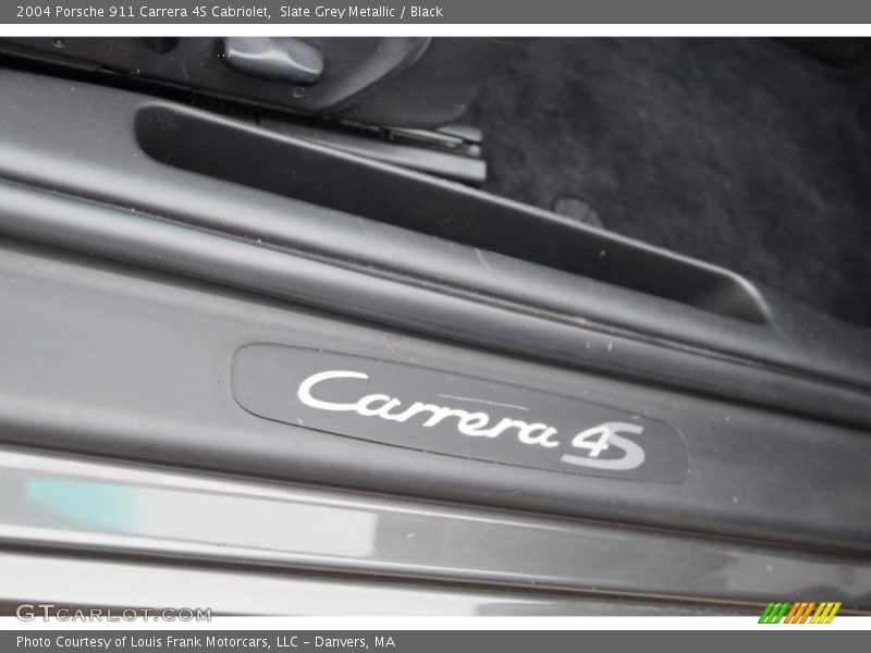 Slate Grey Metallic / Black 2004 Porsche 911 Carrera 4S Cabriolet