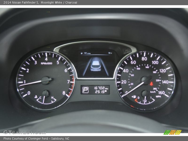 Moonlight White / Charcoal 2014 Nissan Pathfinder S
