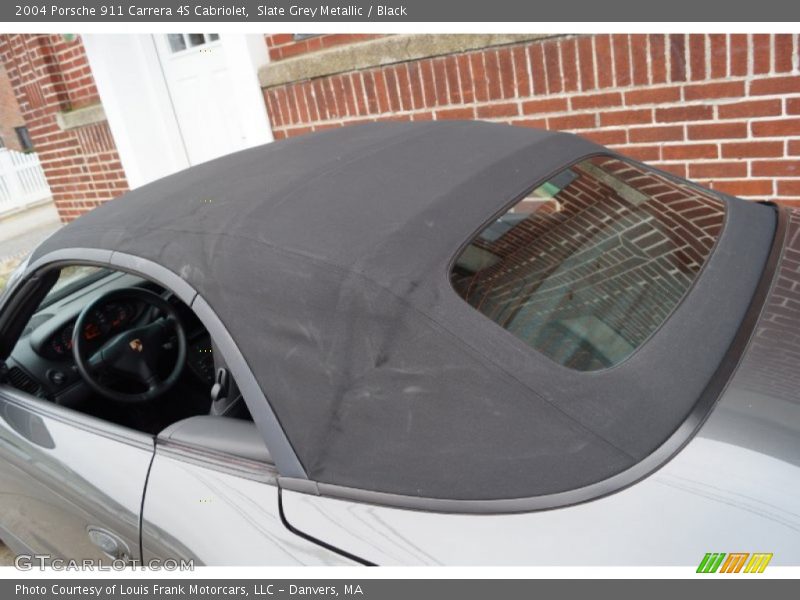Slate Grey Metallic / Black 2004 Porsche 911 Carrera 4S Cabriolet