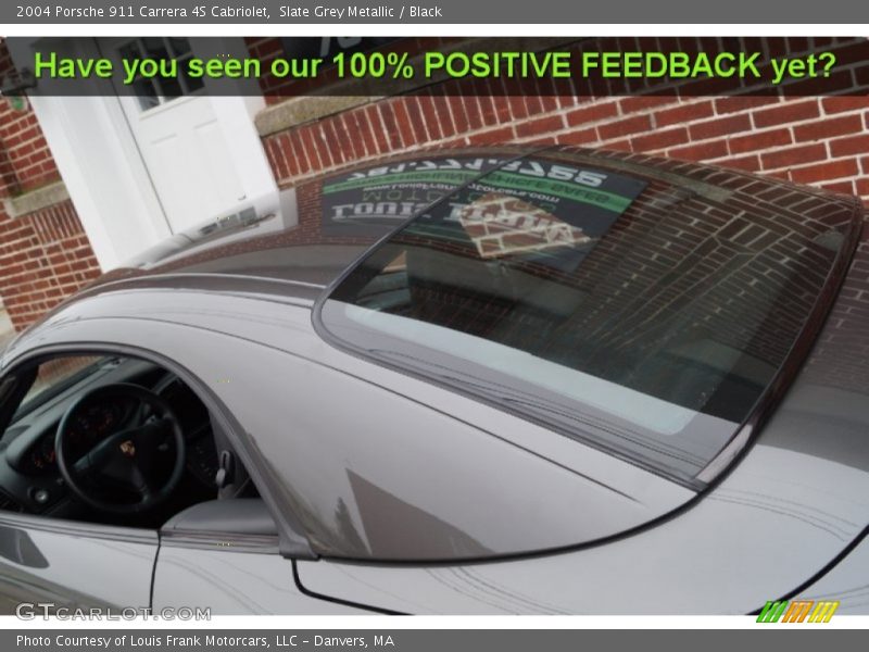 Slate Grey Metallic / Black 2004 Porsche 911 Carrera 4S Cabriolet