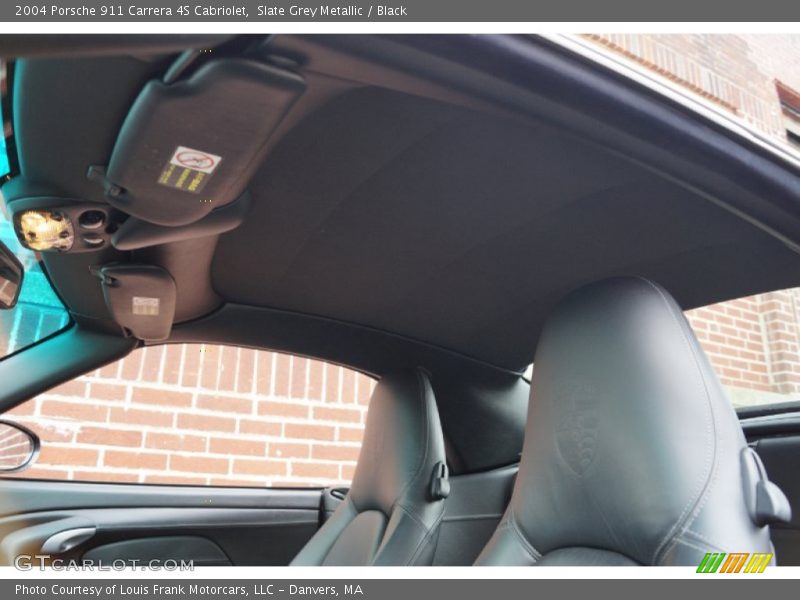 Slate Grey Metallic / Black 2004 Porsche 911 Carrera 4S Cabriolet