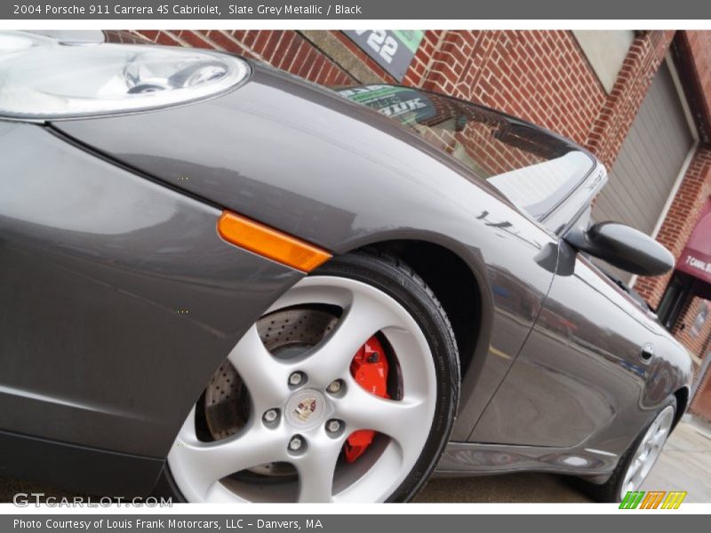 Slate Grey Metallic / Black 2004 Porsche 911 Carrera 4S Cabriolet