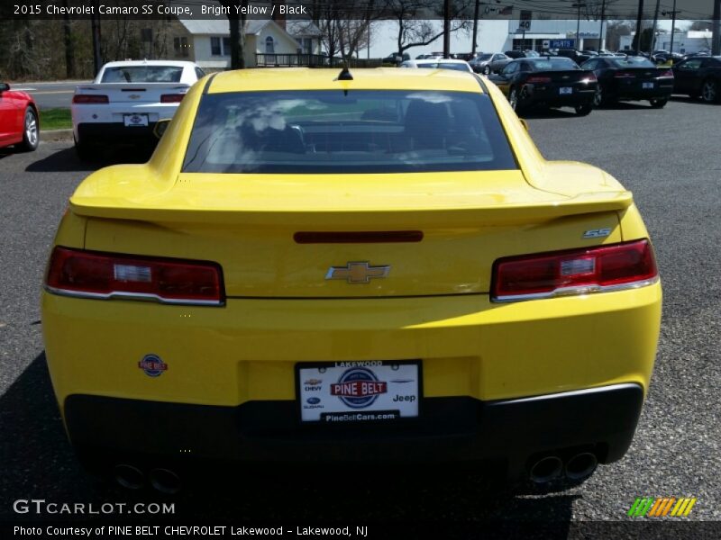 Bright Yellow / Black 2015 Chevrolet Camaro SS Coupe