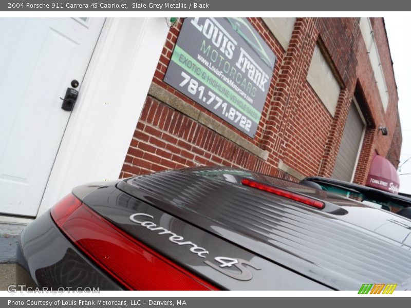 Slate Grey Metallic / Black 2004 Porsche 911 Carrera 4S Cabriolet