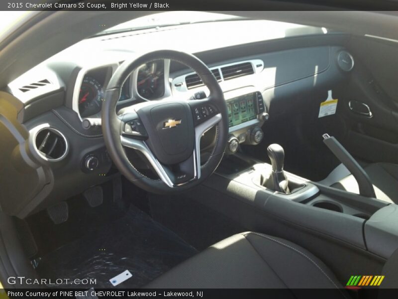 Bright Yellow / Black 2015 Chevrolet Camaro SS Coupe