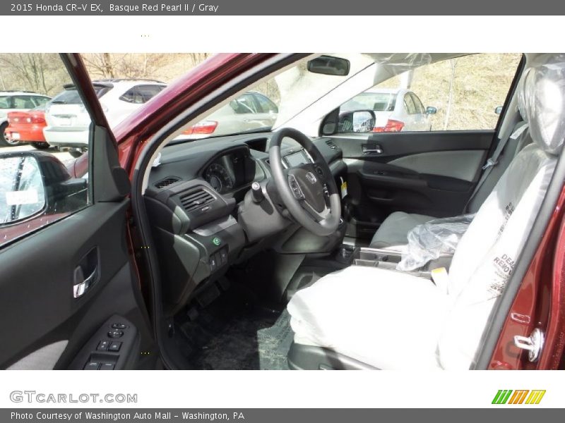 Basque Red Pearl II / Gray 2015 Honda CR-V EX