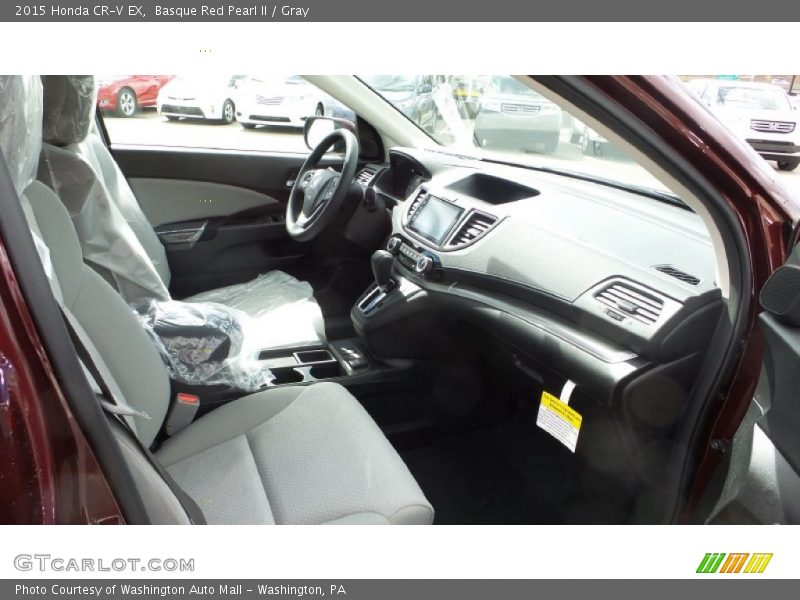 Basque Red Pearl II / Gray 2015 Honda CR-V EX
