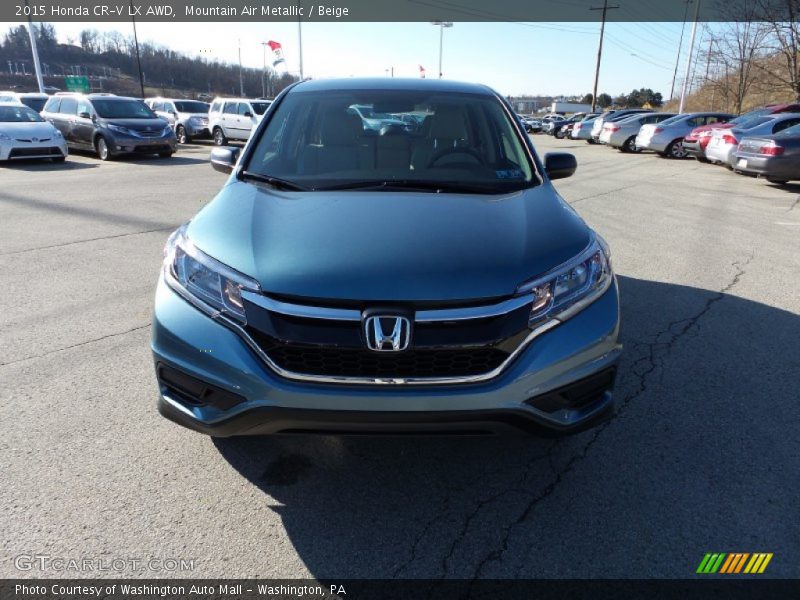 Mountain Air Metallic / Beige 2015 Honda CR-V LX AWD