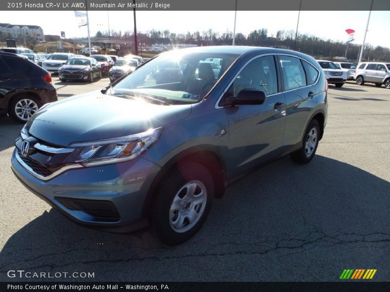 Mountain Air Metallic / Beige 2015 Honda CR-V LX AWD
