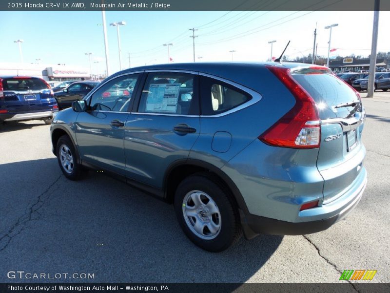 Mountain Air Metallic / Beige 2015 Honda CR-V LX AWD
