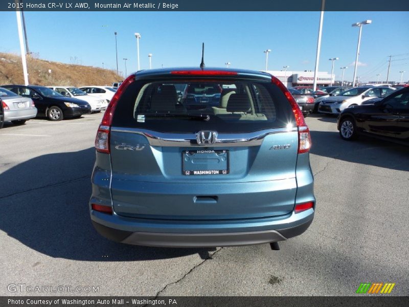 Mountain Air Metallic / Beige 2015 Honda CR-V LX AWD