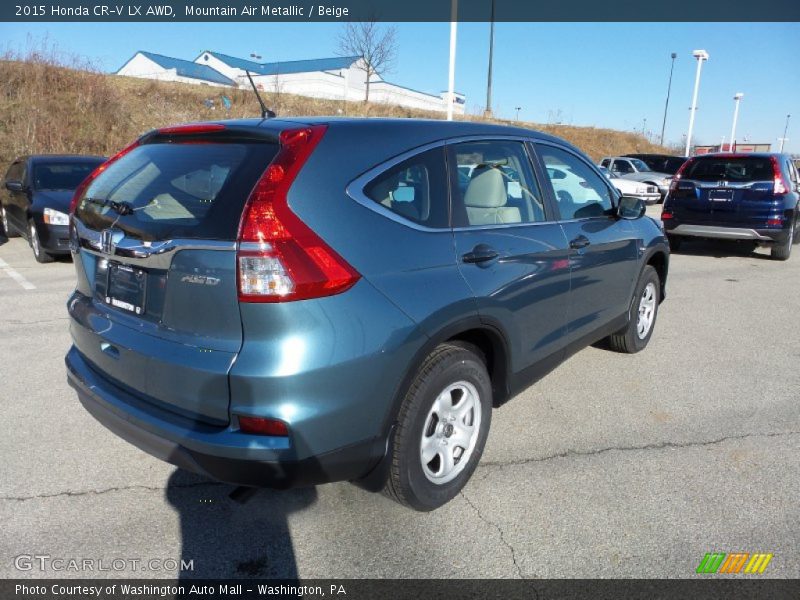 Mountain Air Metallic / Beige 2015 Honda CR-V LX AWD