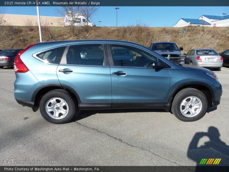 Mountain Air Metallic / Beige 2015 Honda CR-V LX AWD