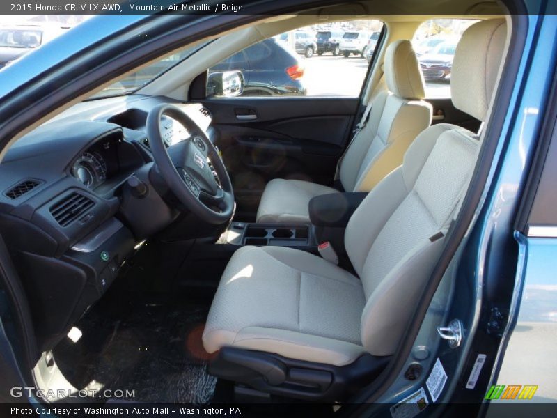 Mountain Air Metallic / Beige 2015 Honda CR-V LX AWD