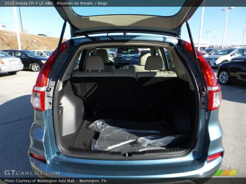 Mountain Air Metallic / Beige 2015 Honda CR-V LX AWD