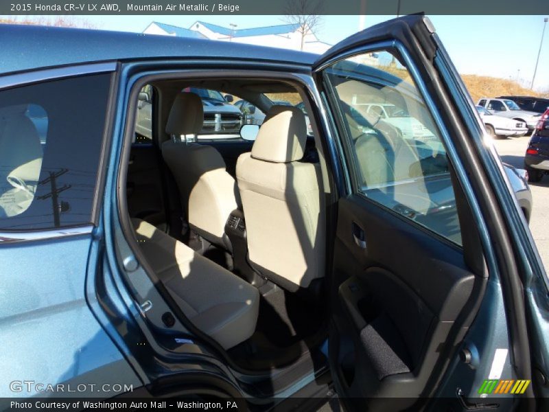 Mountain Air Metallic / Beige 2015 Honda CR-V LX AWD