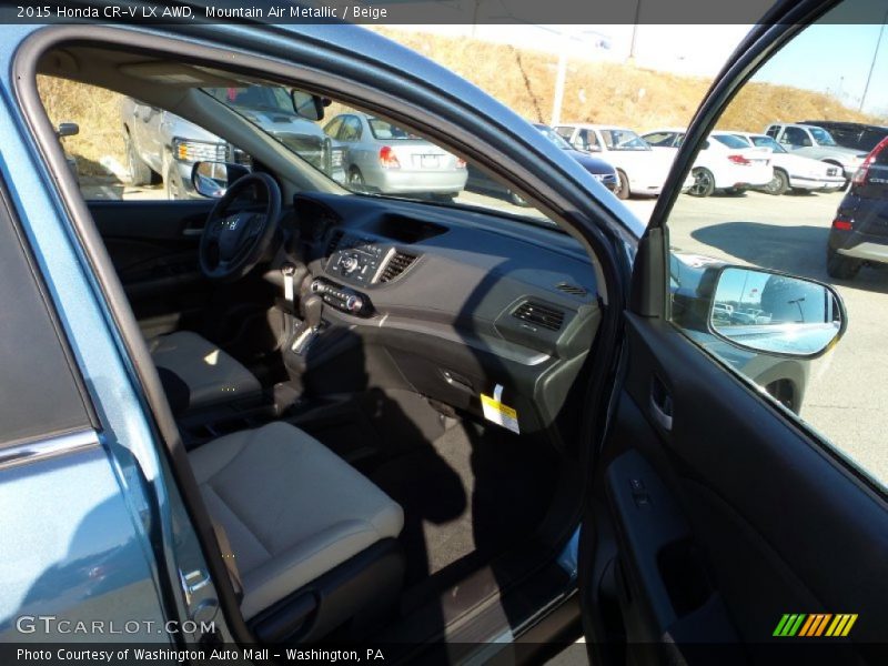 Mountain Air Metallic / Beige 2015 Honda CR-V LX AWD