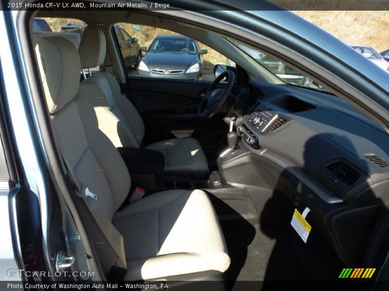 Mountain Air Metallic / Beige 2015 Honda CR-V LX AWD