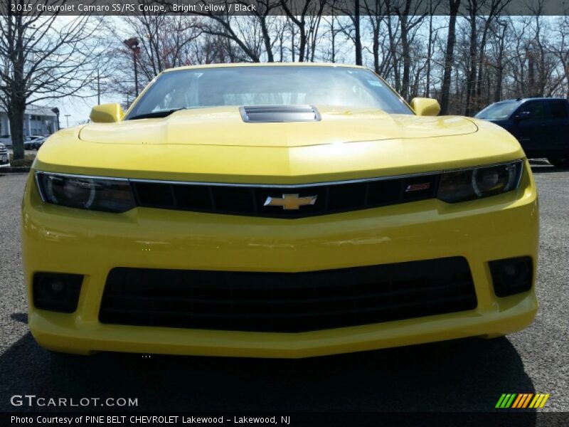 Bright Yellow / Black 2015 Chevrolet Camaro SS/RS Coupe